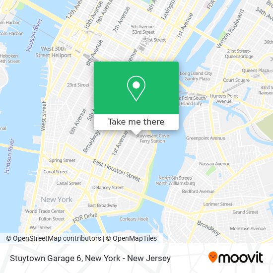 Stuytown Garage 6 map