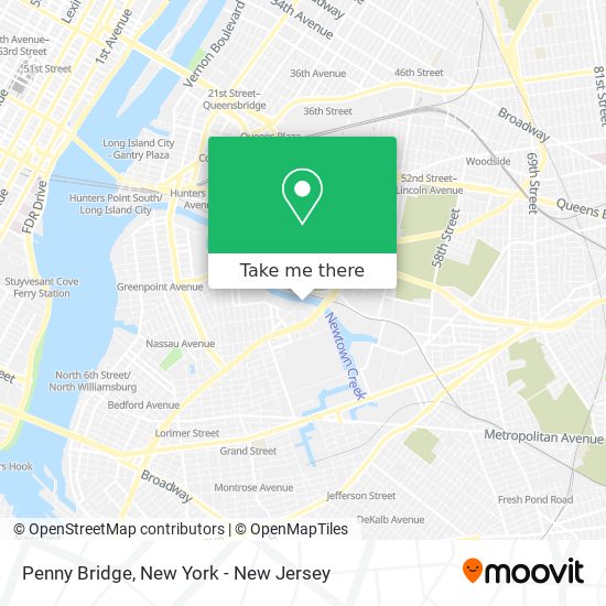 Mapa de Penny Bridge