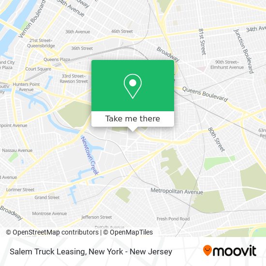 Salem Truck Leasing map