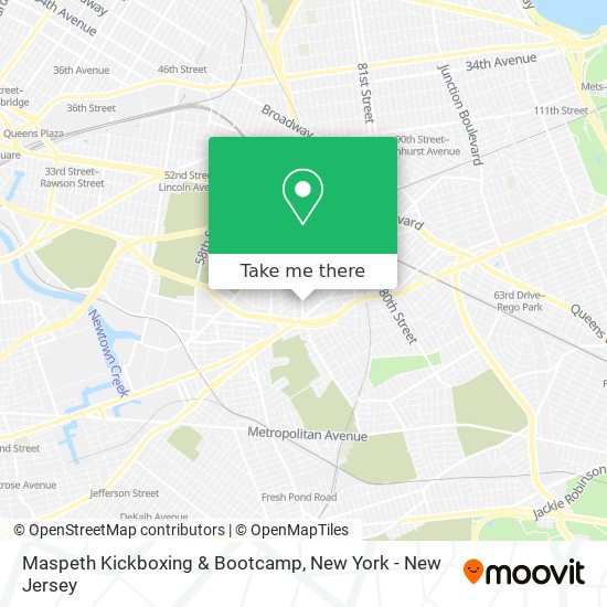 Maspeth Kickboxing & Bootcamp map