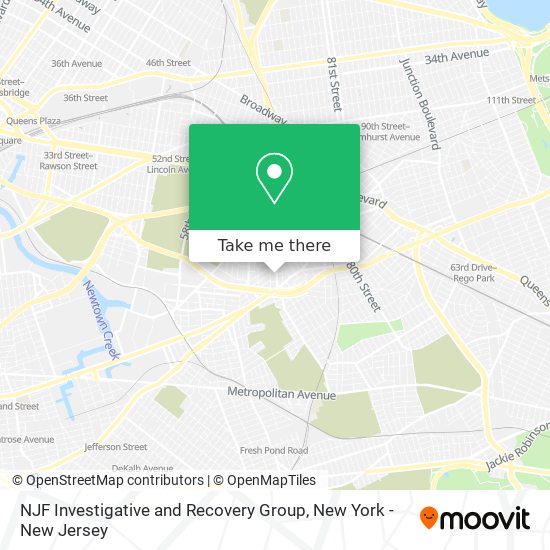 NJF Investigative and Recovery Group map
