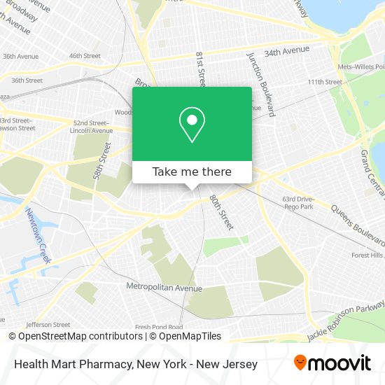 Health Mart Pharmacy map