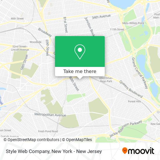 Mapa de Style Web Company