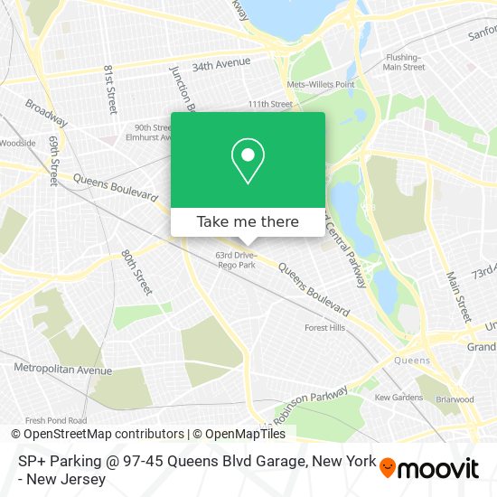 Mapa de SP+ Parking @ 97-45 Queens Blvd Garage