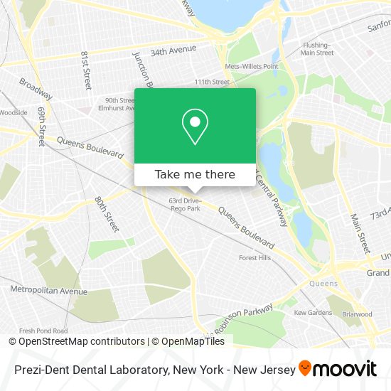 Prezi-Dent Dental Laboratory map