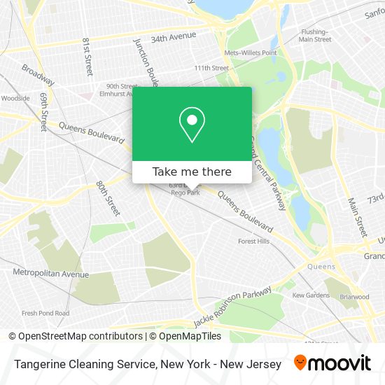 Mapa de Tangerine Cleaning Service