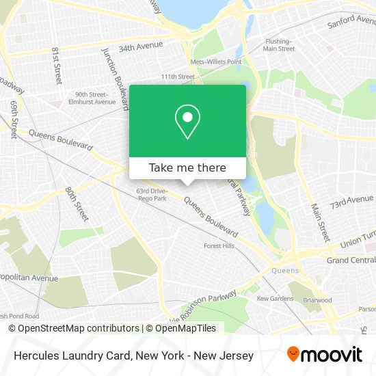 Mapa de Hercules Laundry Card