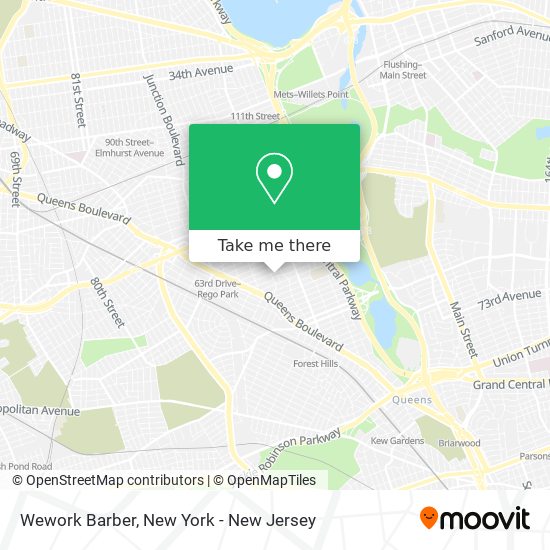 Mapa de Wework Barber