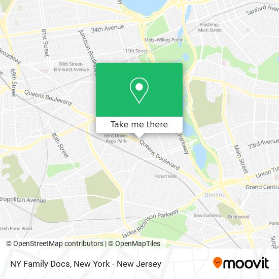 Mapa de NY Family Docs