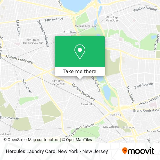 Mapa de Hercules Laundry Card