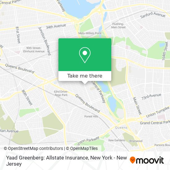 Mapa de Yaad Greenberg: Allstate Insurance