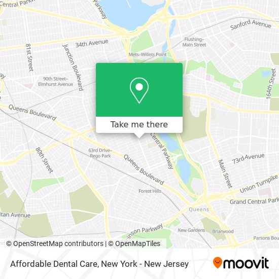 Mapa de Affordable Dental Care