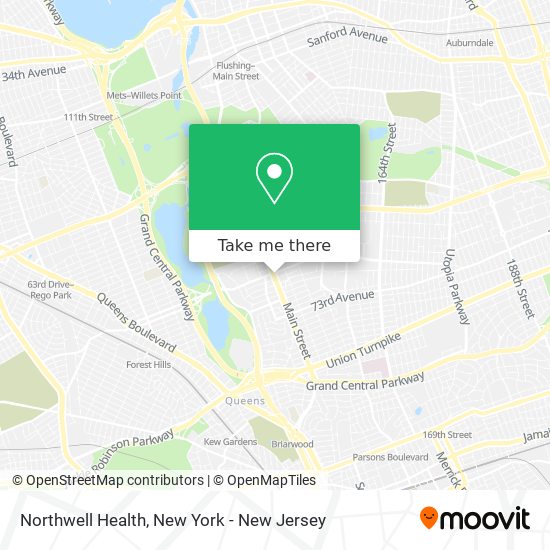 Northwell Health map