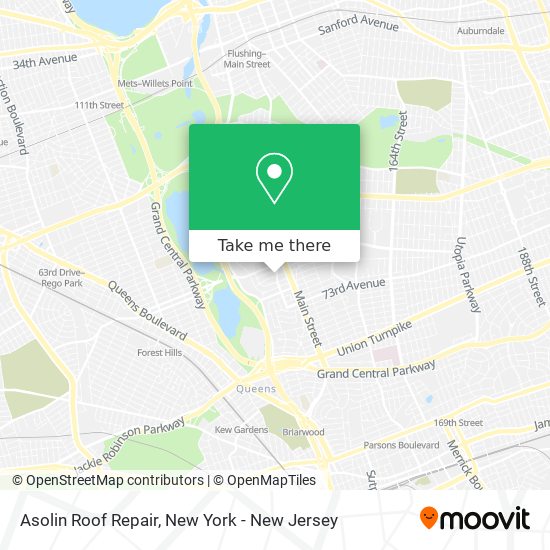 Asolin Roof Repair map