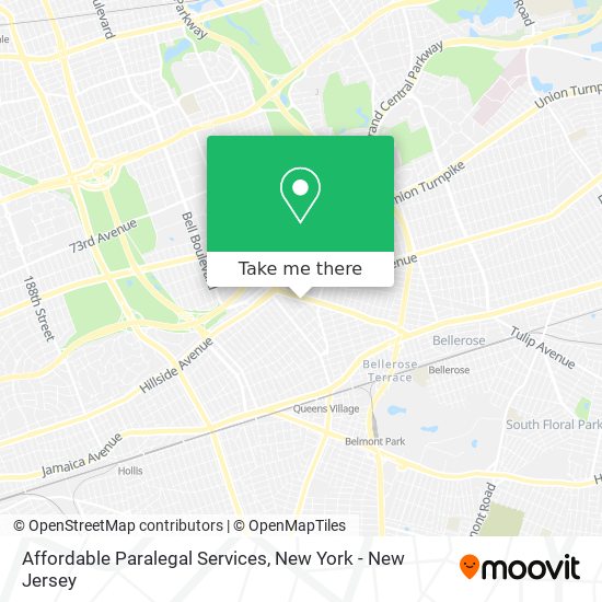 Affordable Paralegal Services map