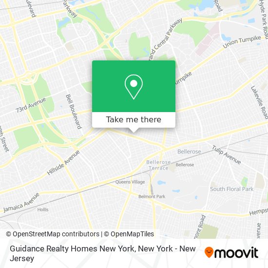 Mapa de Guidance Realty Homes New York