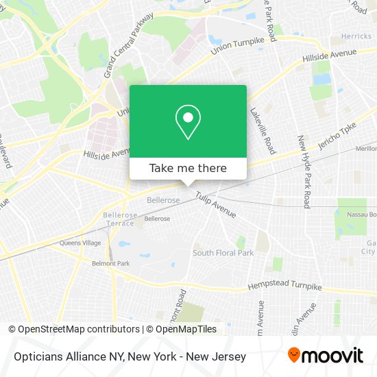 Opticians Alliance NY map