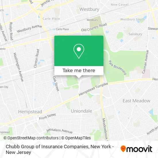 Chubb Group of Insurance Companies map