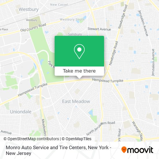 Mapa de Monro Auto Service and Tire Centers