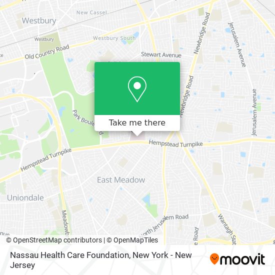 Mapa de Nassau Health Care Foundation
