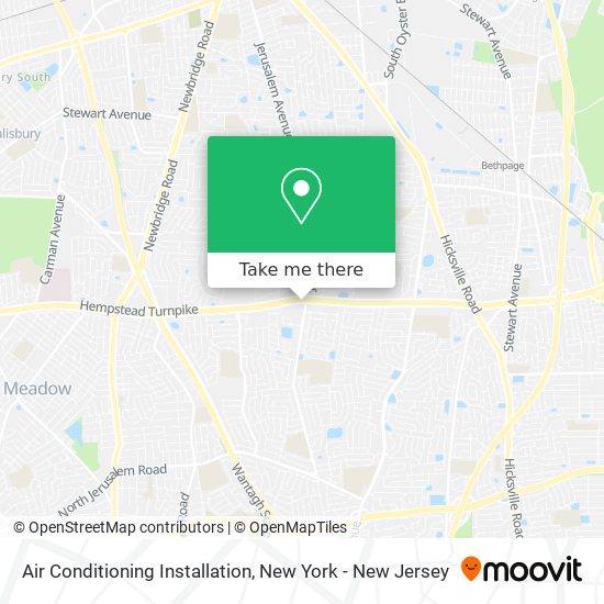 Air Conditioning Installation map