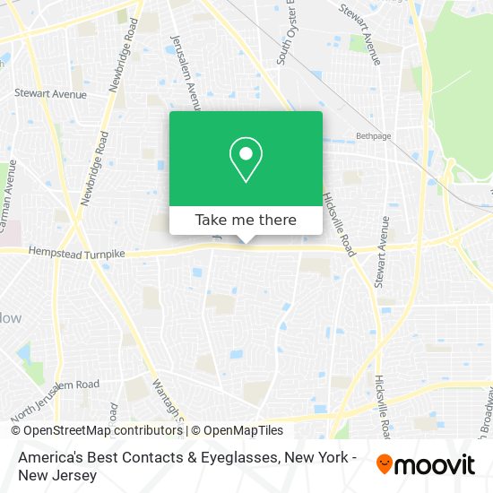 Mapa de America's Best Contacts & Eyeglasses