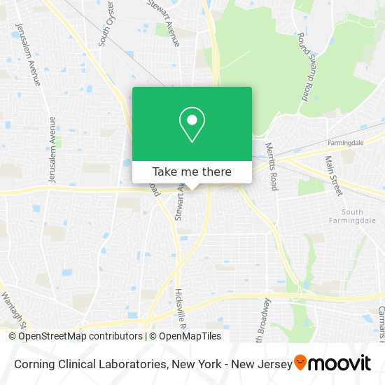 Mapa de Corning Clinical Laboratories