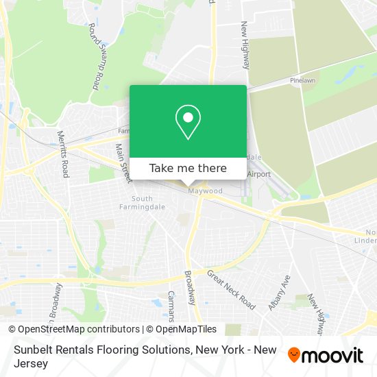 Sunbelt Rentals Flooring Solutions map