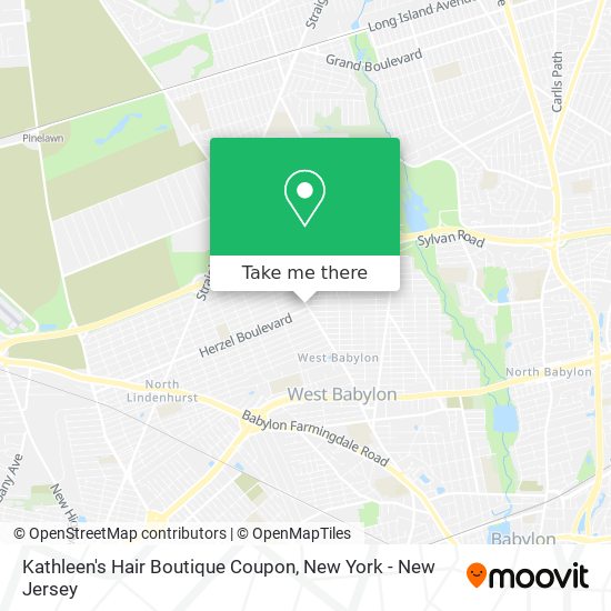 Kathleen's Hair Boutique Coupon map