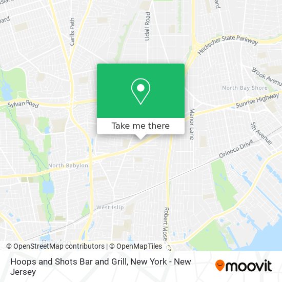 Hoops and Shots Bar and Grill map