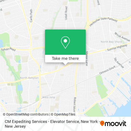 CM Expediting Services - Elevator Service map