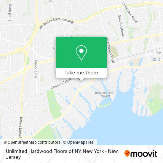 Unlimited Hardwood Floors of NY map