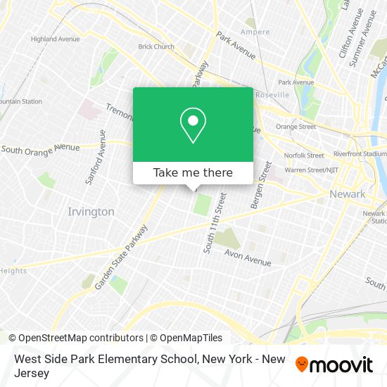 West Side Park Elementary School map