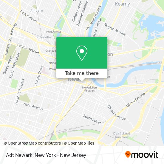 Adt Newark map