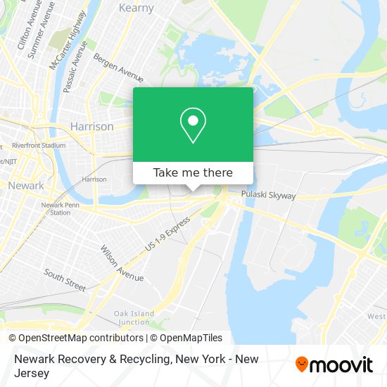 Mapa de Newark Recovery & Recycling