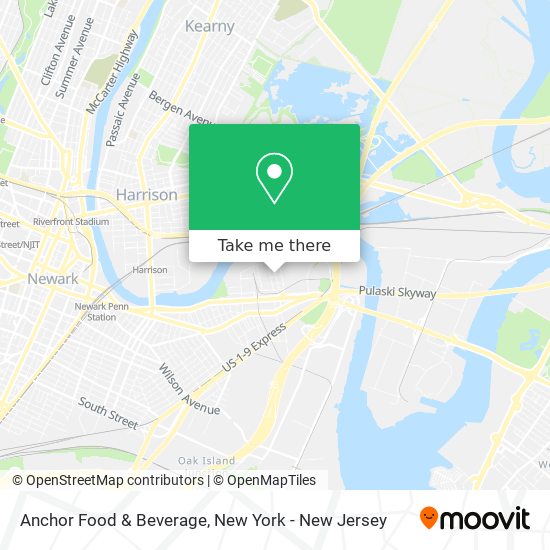 Anchor Food & Beverage map