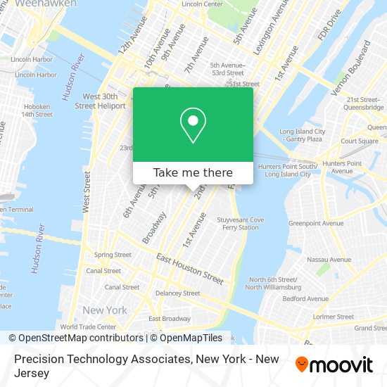 Precision Technology Associates map