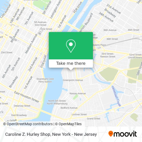 Caroline Z. Hurley Shop map