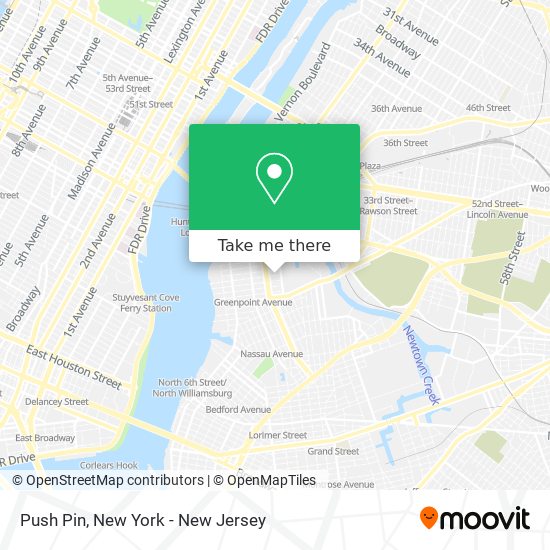 Push Pin map