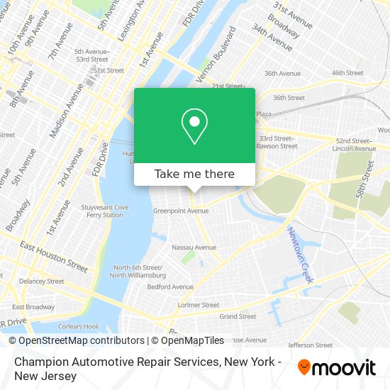 Champion Automotive Repair Services map