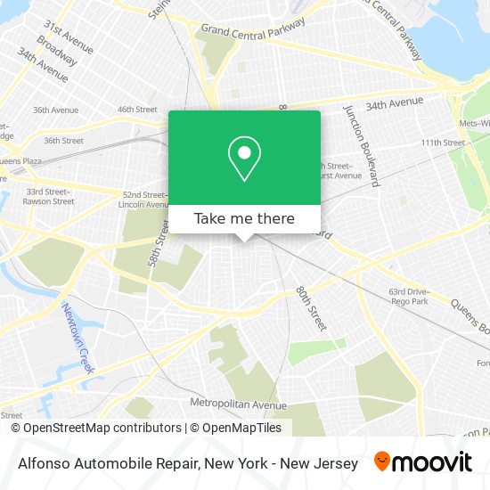 Mapa de Alfonso Automobile Repair