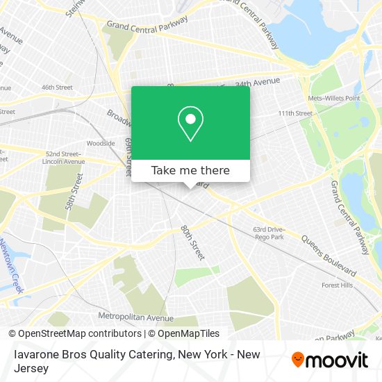 Iavarone Bros Quality Catering map