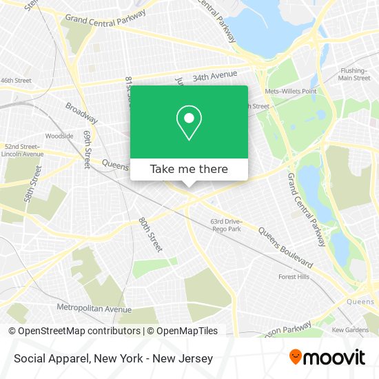 Social Apparel map