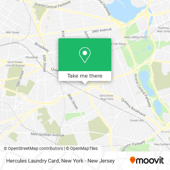 Hercules Laundry Card map