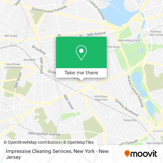 Impressive Cleaning Services map