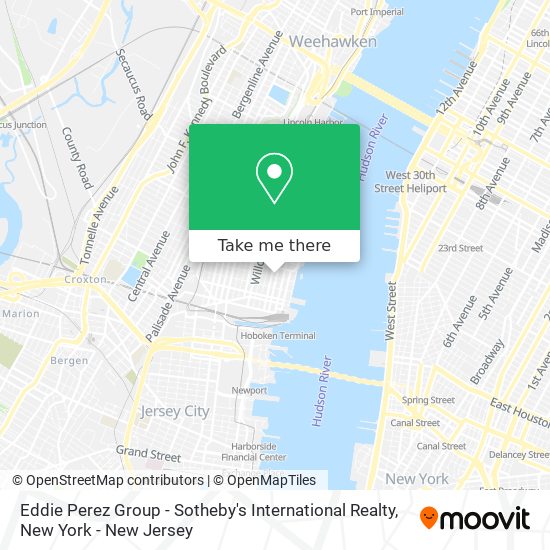 Mapa de Eddie Perez Group - Sotheby's International Realty