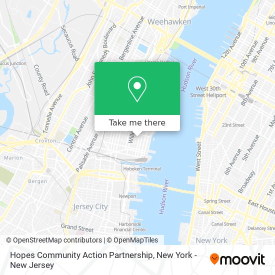 Mapa de Hopes Community Action Partnership