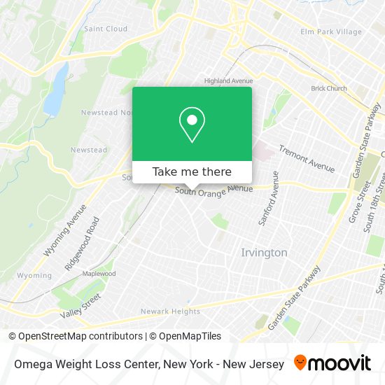 Omega Weight Loss Center map