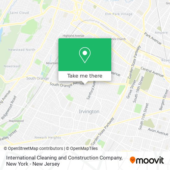 International Cleaning and Construction Company map
