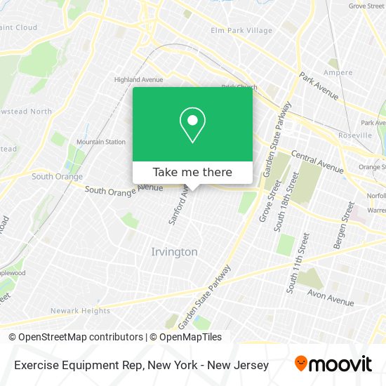 Exercise Equipment Rep map